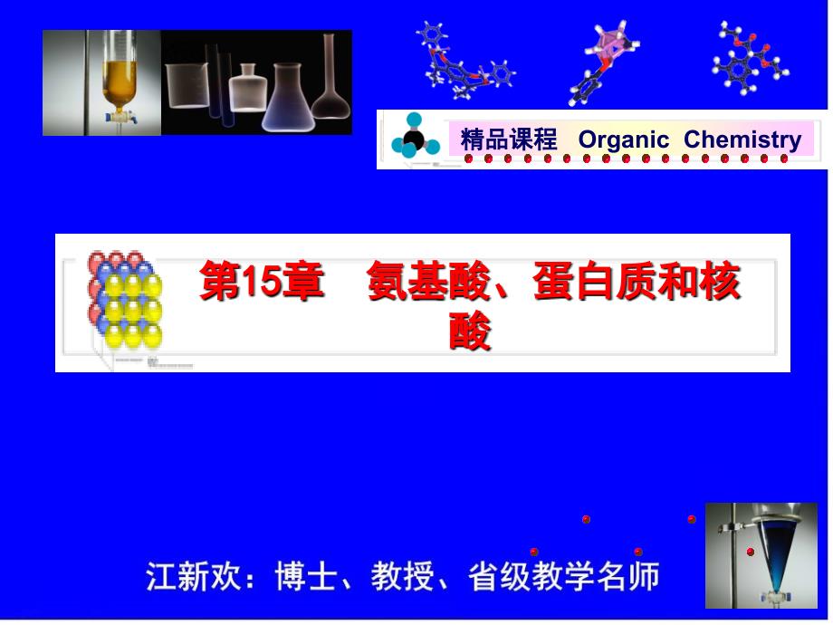 《有机化学》（第一版 ）第十六章氨基酸、蛋白质、核酸_第1页