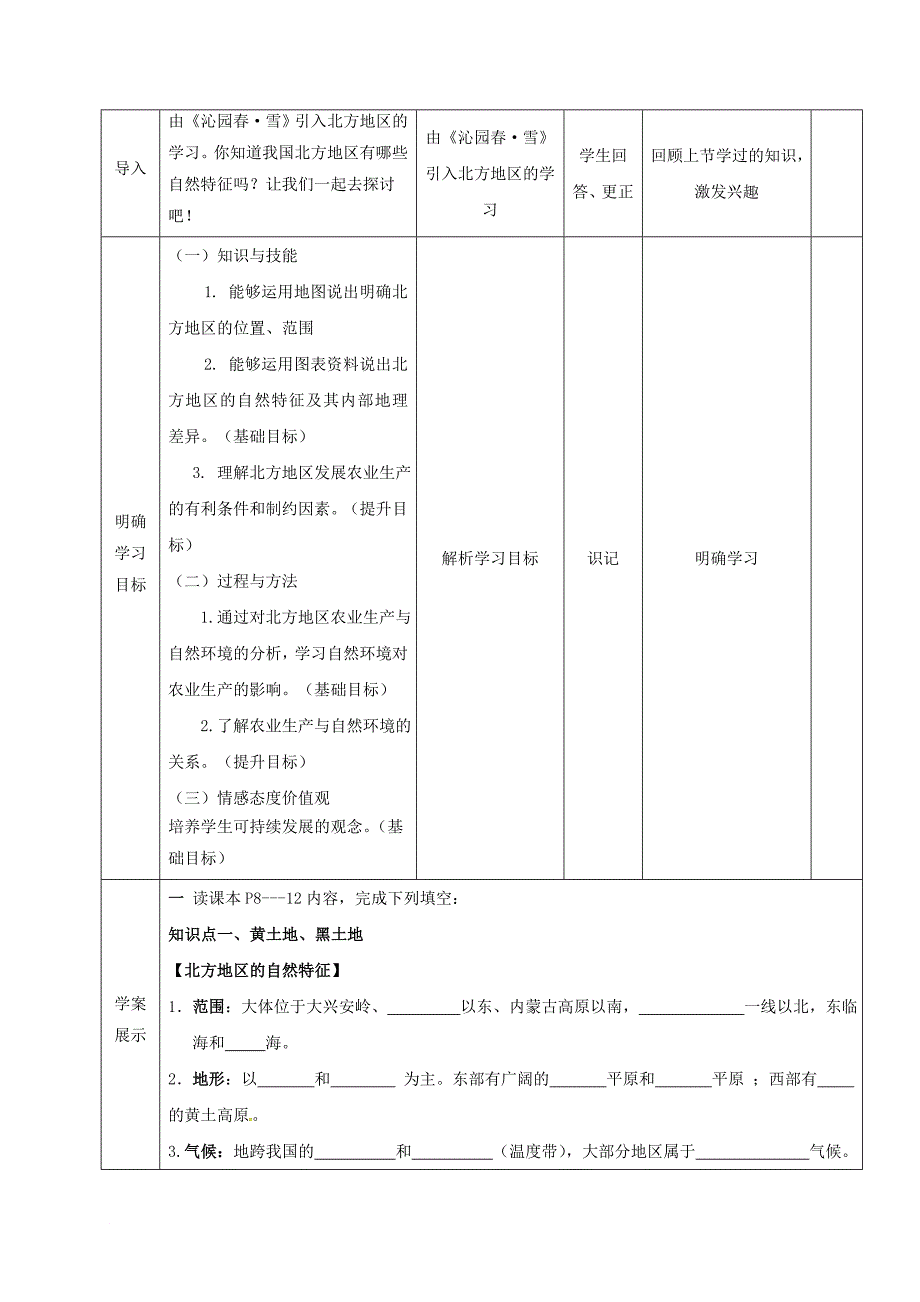 八年级地理下册 6_1“自然特征与农业”教案 （新版）新人教版_第2页