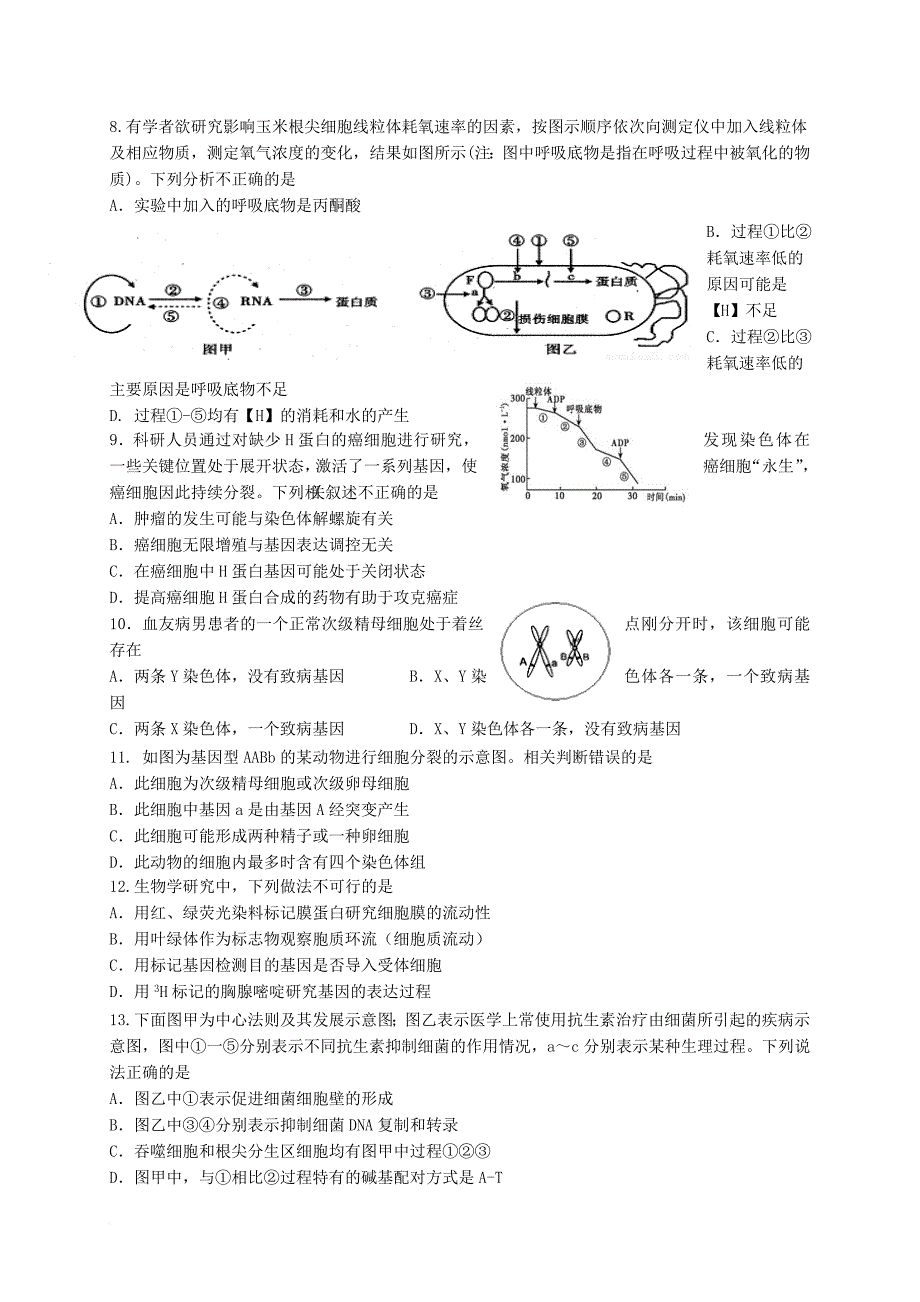 高二生物3月月考 试题_6_第2页