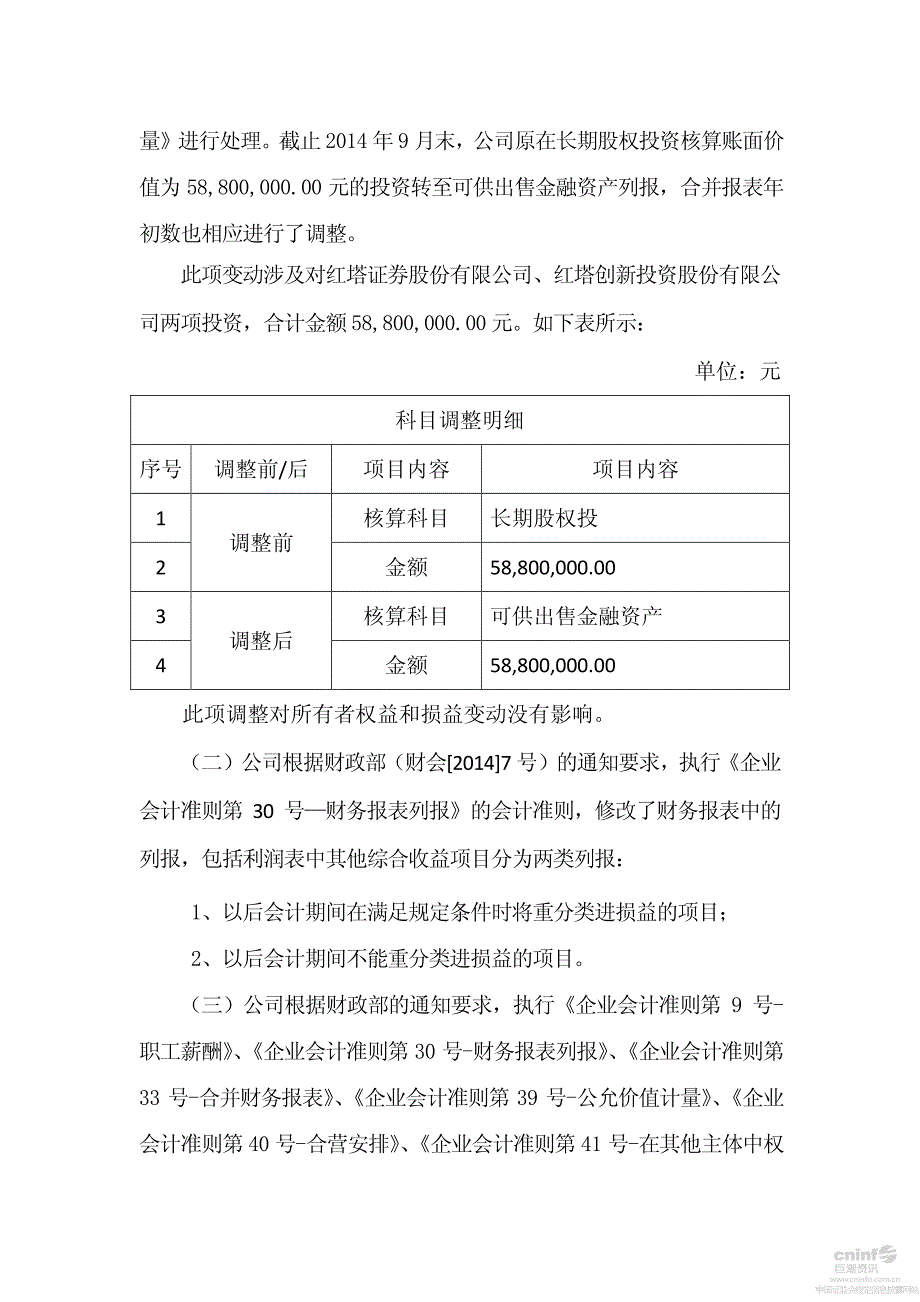 云南白药集团股份有限公司关于变更会计政策的公告_第3页