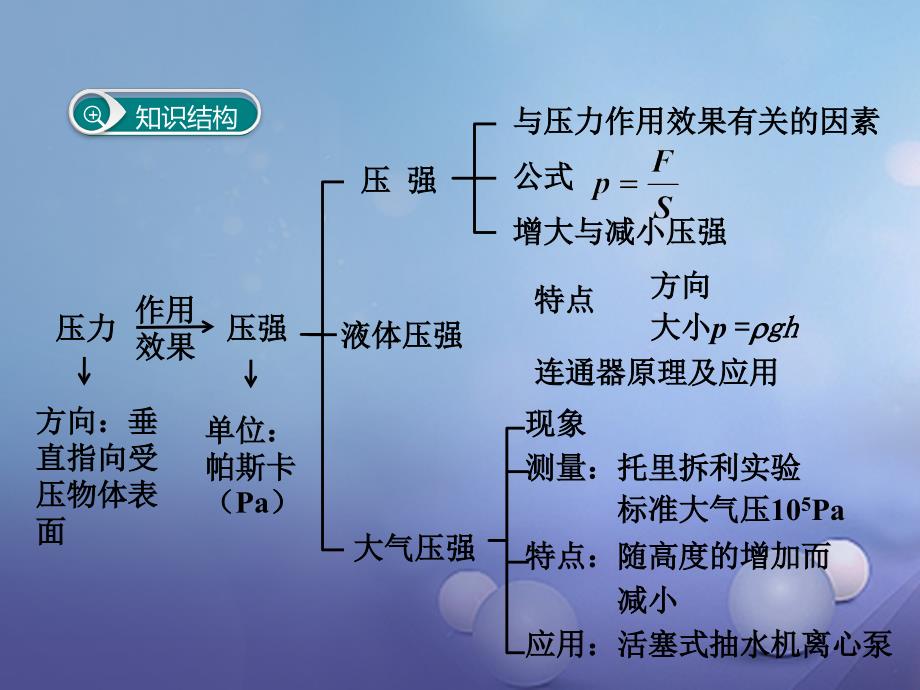 八年级物理下册第9章压强小结与复习教学课件新版新人教版_第2页