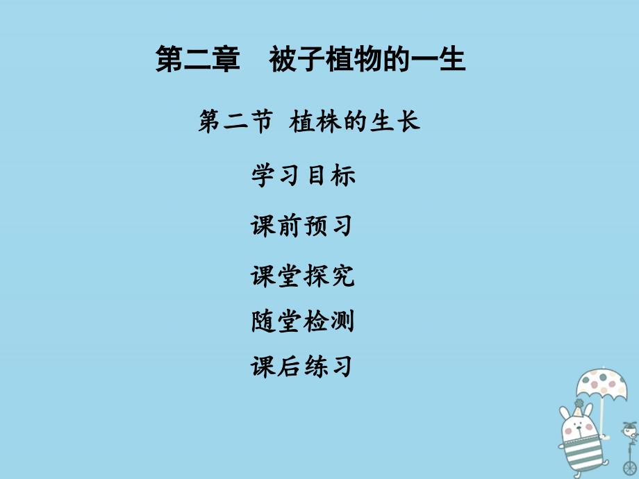 2018年七年级生物上册第三单元第二章第二节植株的生长课件新版新人教版_第1页