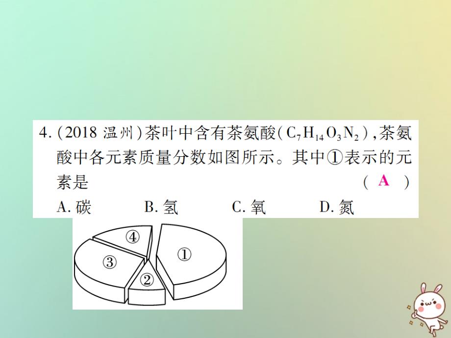 2018年秋九年级化学上册第四单元自然界的水课题4化学式与化合价第2课时有关相对分子质量的计算课件新版新人教版_第4页