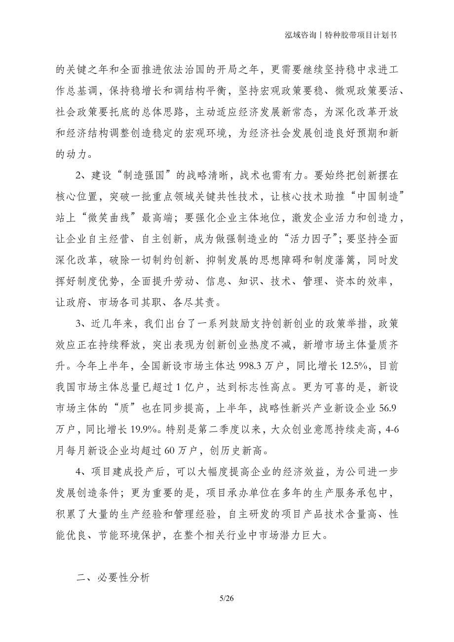 特种胶带项目计划书_第5页