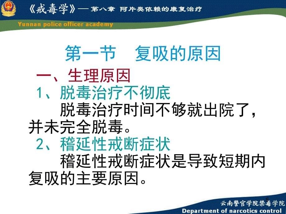 康复治疗是戒毒治疗三个阶段(脱毒&mdash;康复&mdash;回归社会)中..._第5页