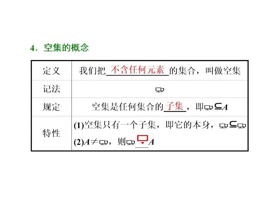 2018-2019学年人教a版必修一     1.1.2集合间的基本关系  课件（23张）_第5页