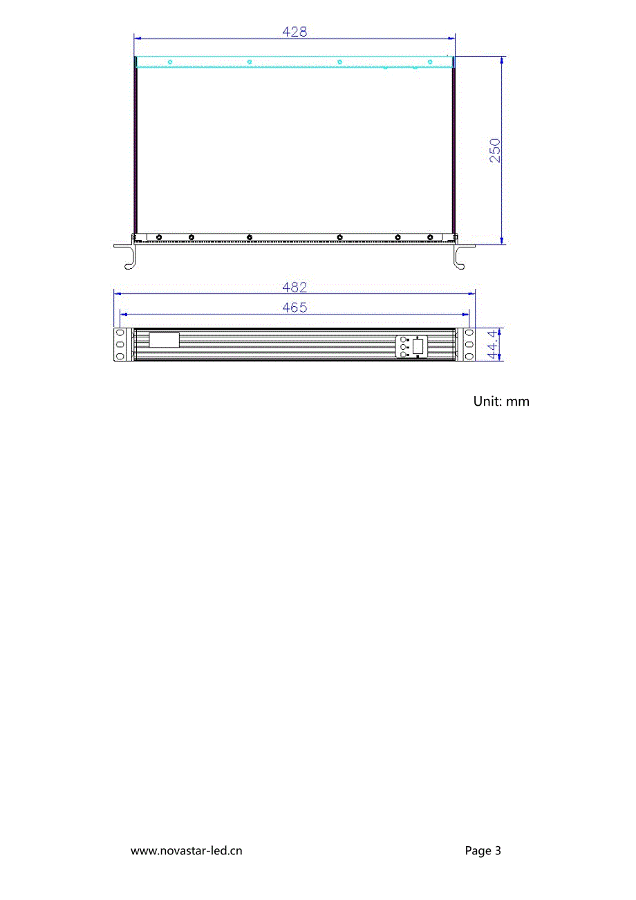 诺瓦科技LED控制卡MCTRL500规格书_第4页