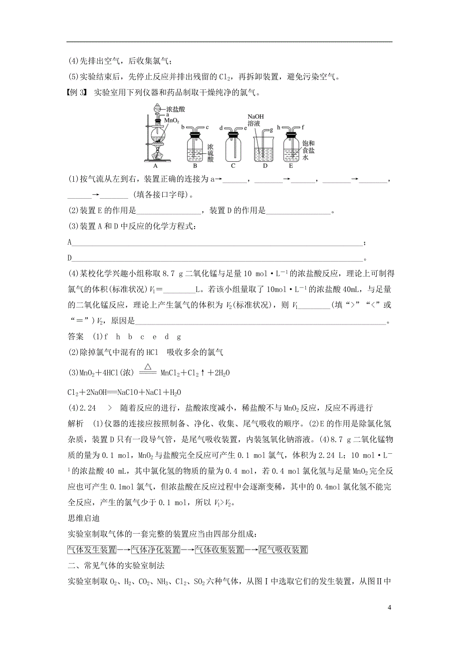 2018_2019版高中化学第2章化学键化学反应与能量第3节化学反应的利用第1课时利用化学反应制备物质学案鲁科版必修_第4页