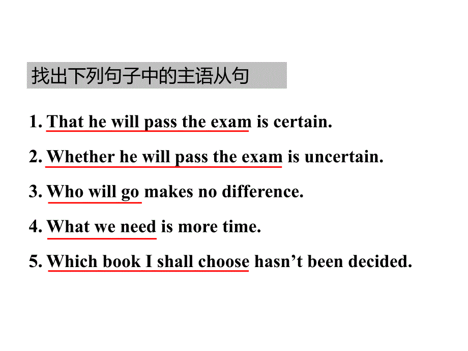 高中英语必修三第四单元语法课件(主语从句)_第3页