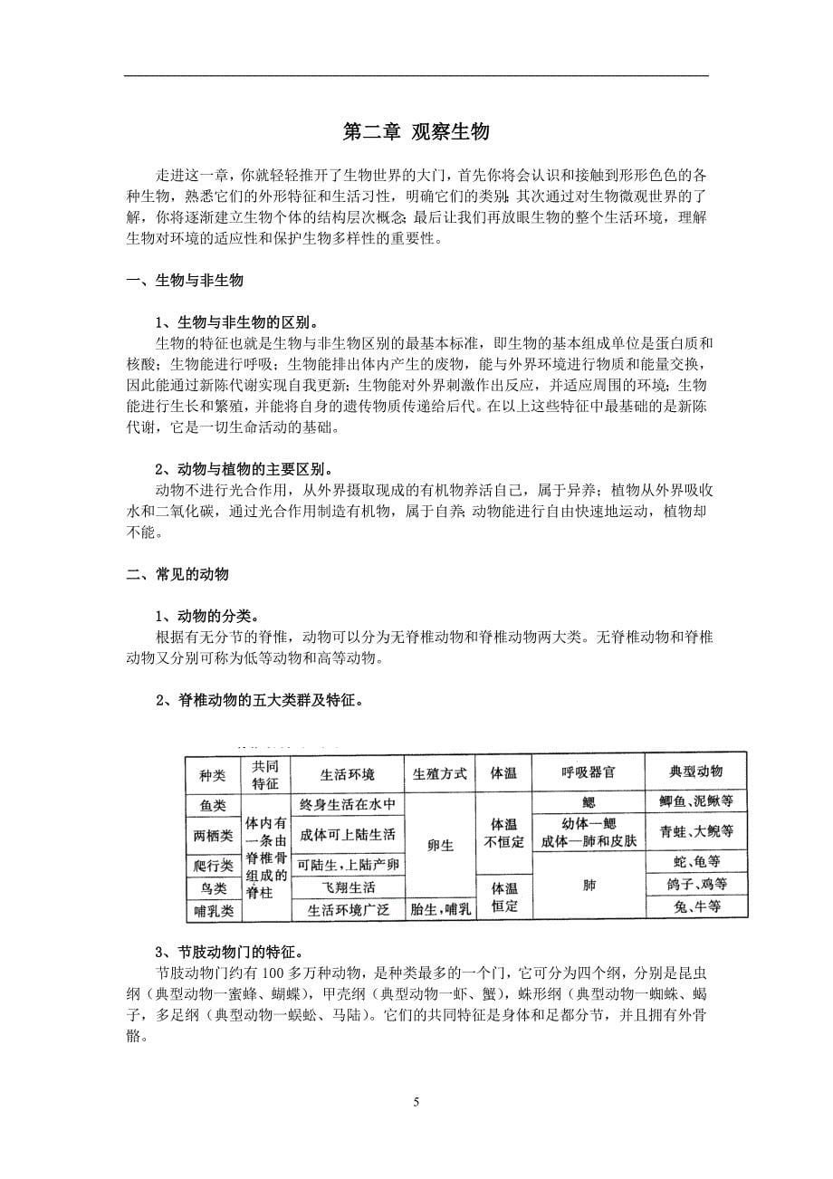 2017年最新浙教版初中科学知识点全面总结_第5页