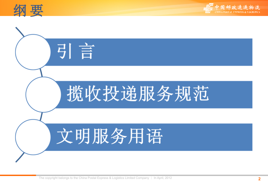 邮政特快专递揽收投递服务规范(标准授课版)——广西杨静_第2页