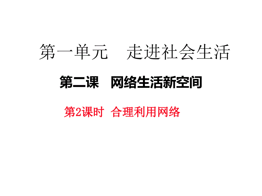 合理利用网络教学课件_第2页