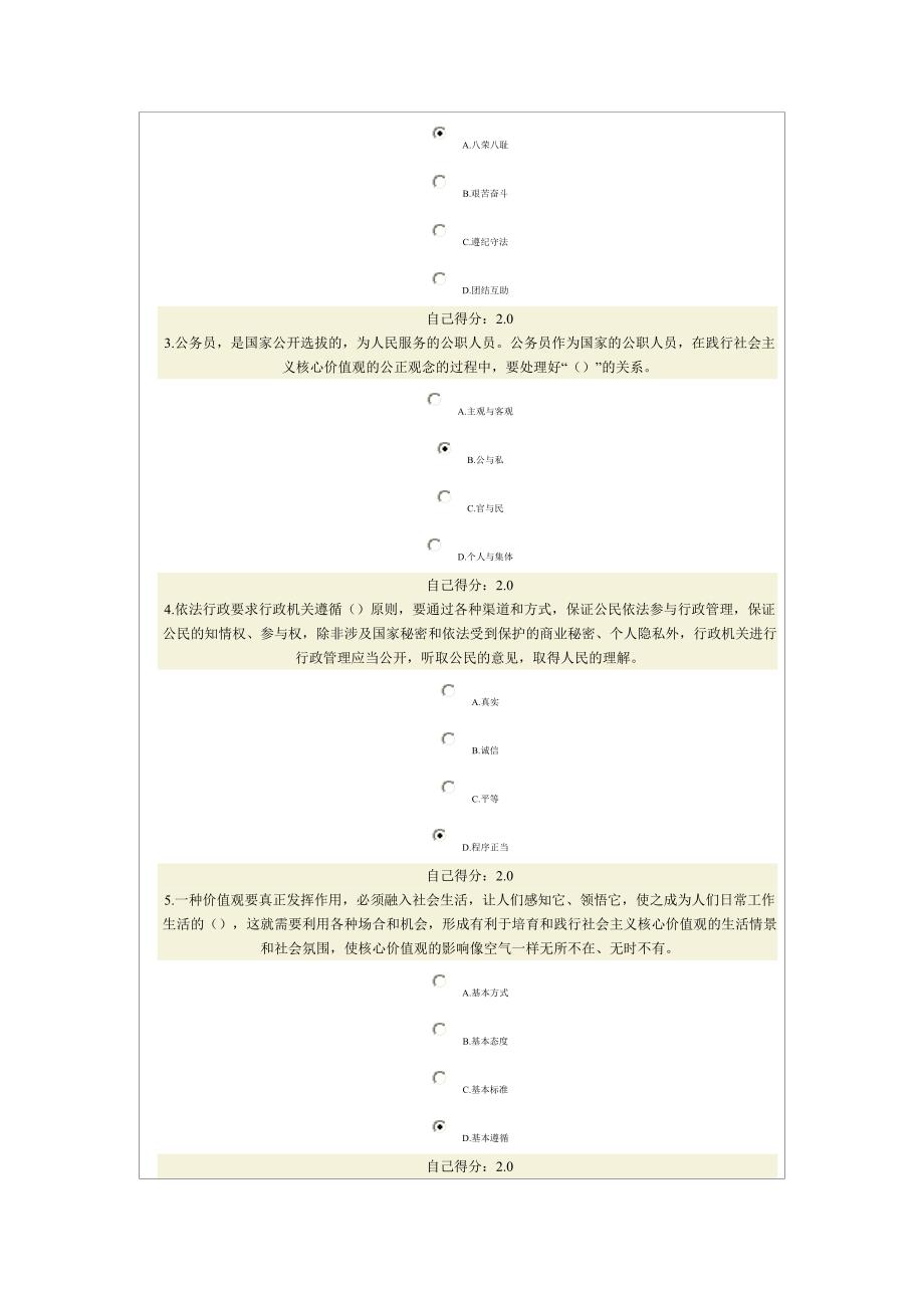 社会主义核心价值观(满分)_第3页