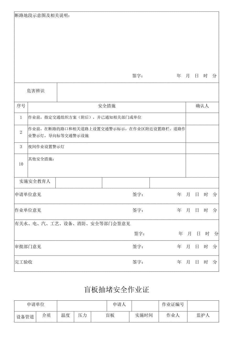 八大作业票证(可编辑)-2016最新版_第5页