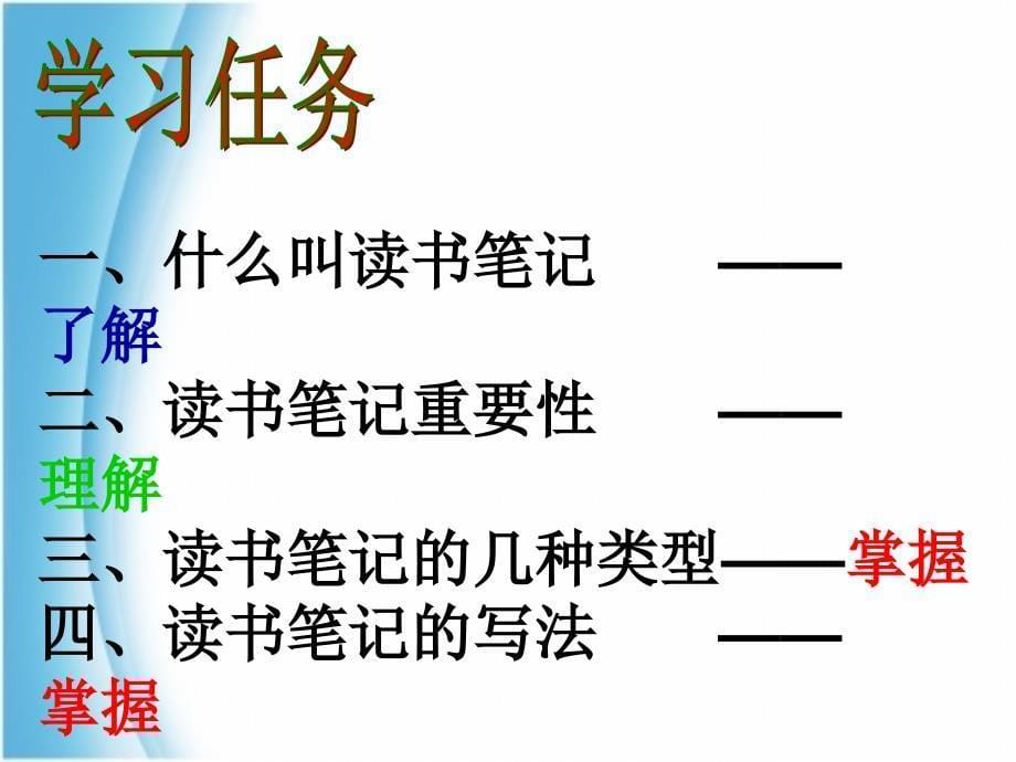 学生怎样写读书笔记(可用)_第5页