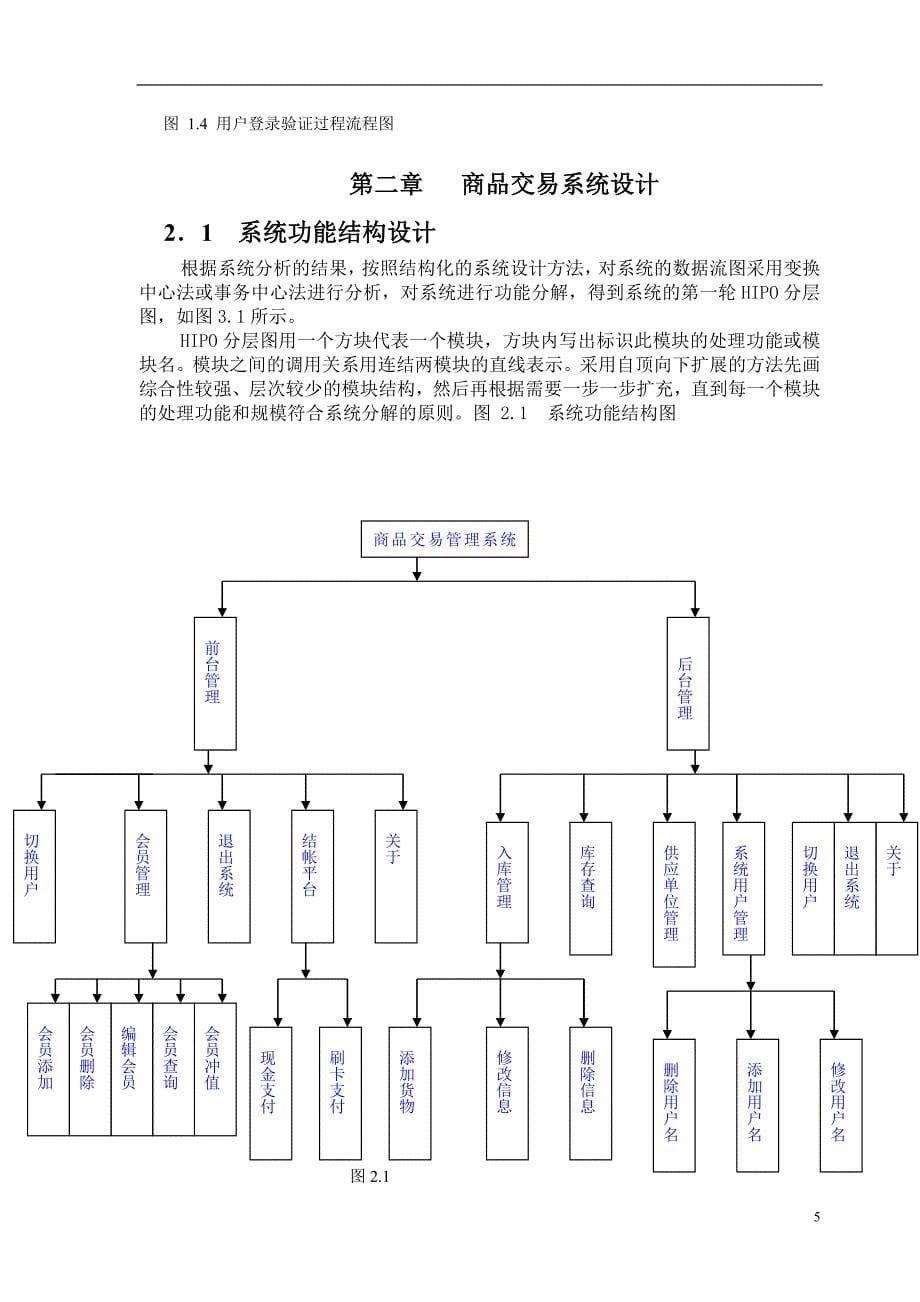 课程论文范文——商品交易系统_第5页