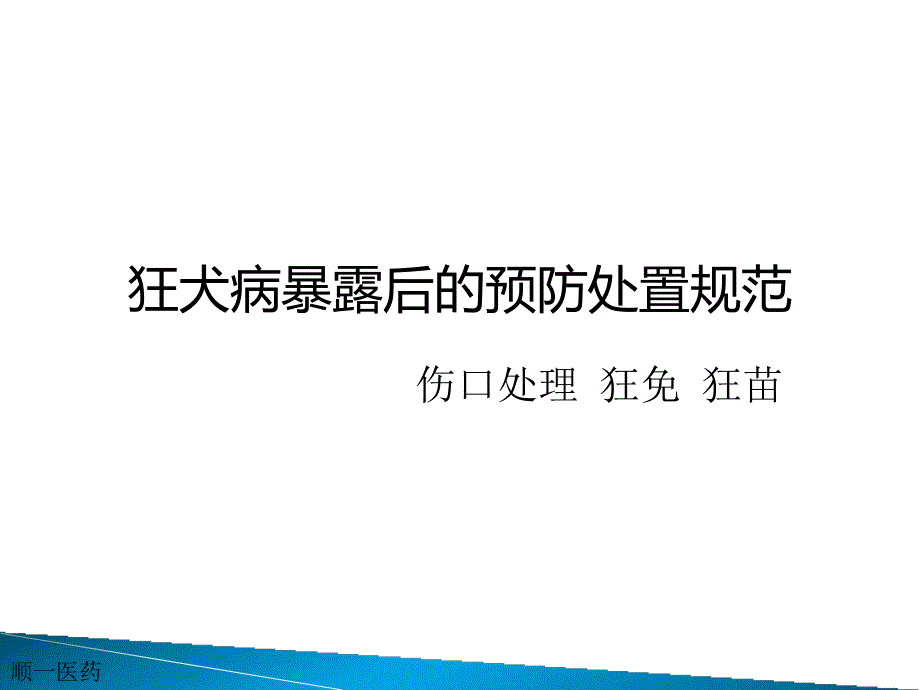 课件：狂犬病暴露后的预防处置规范_第1页