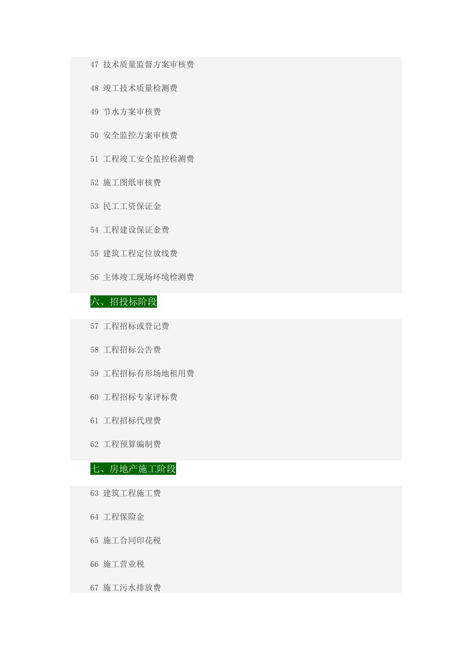 房地产开发到建设需缴纳116项费用_第4页