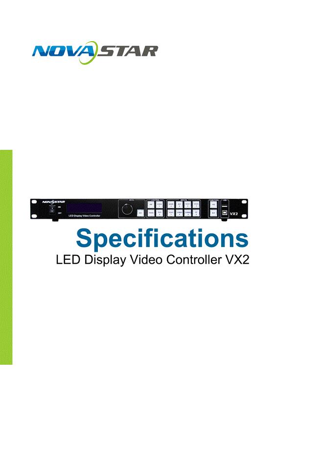 诺瓦科技LED屏视频处理器VX2规格书