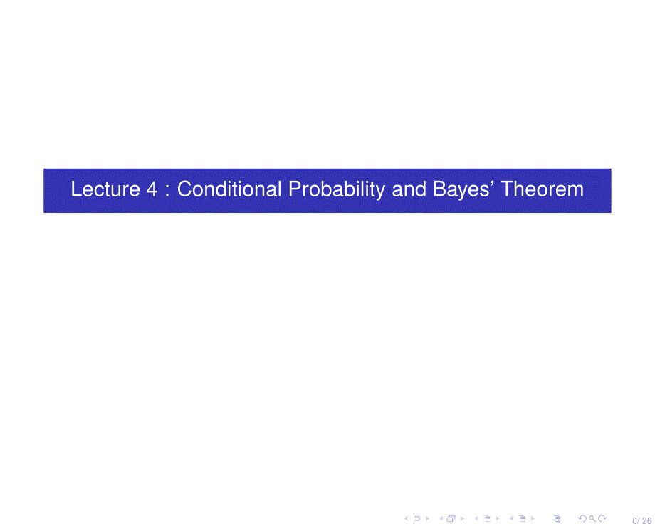 条件概率 马里兰大学_第1页