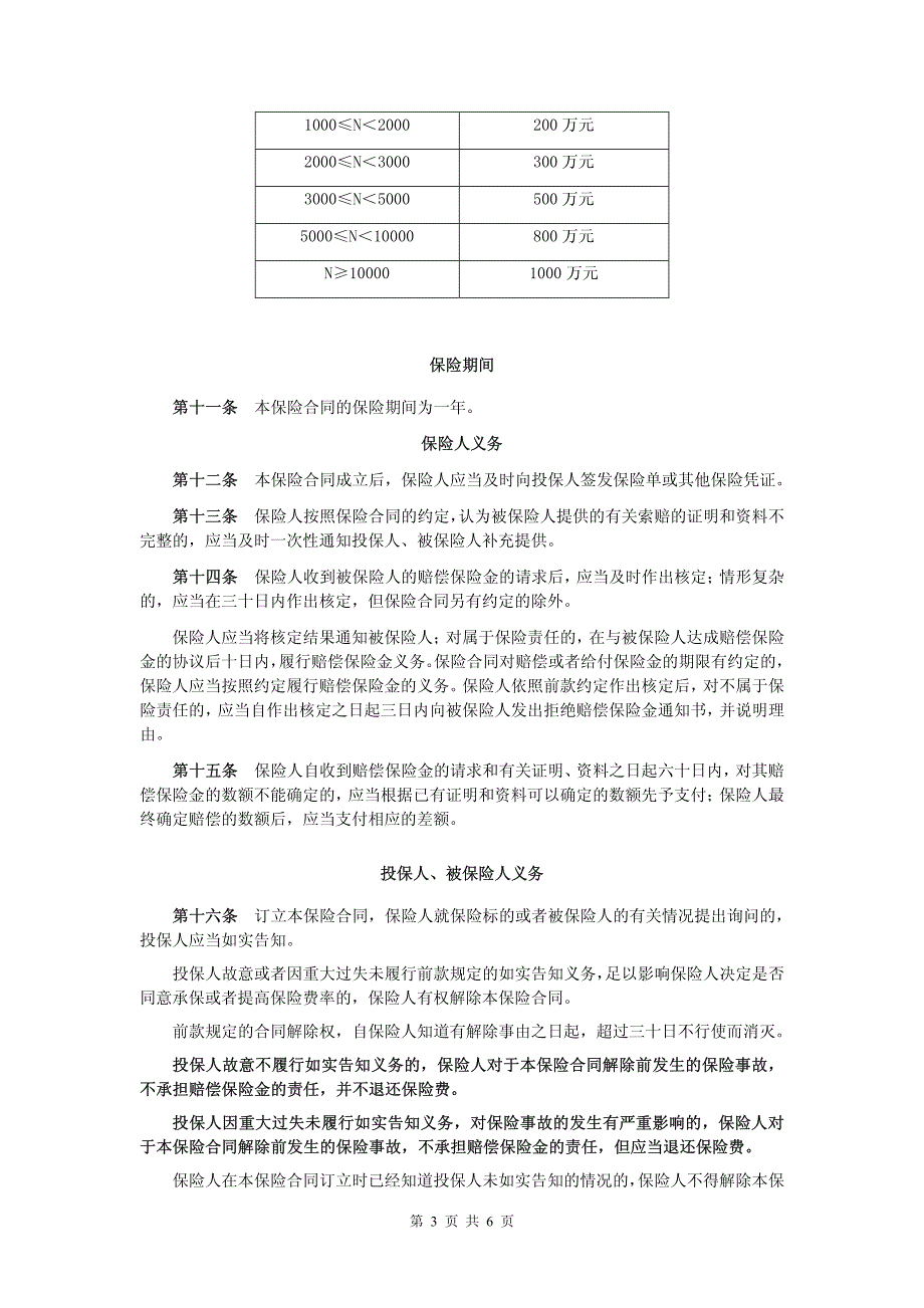 都邦财产保险股份有限公司外派劳务人员履约保证保险条款_第3页