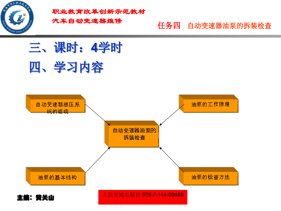 学习任务四自动变速器油泵拆装检查_第4页