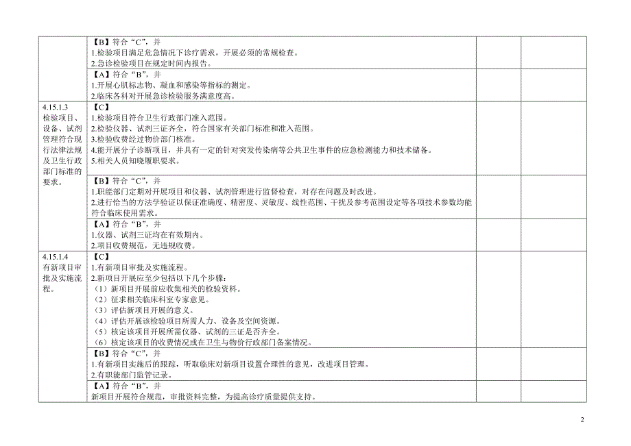 医技组考核标准_第2页