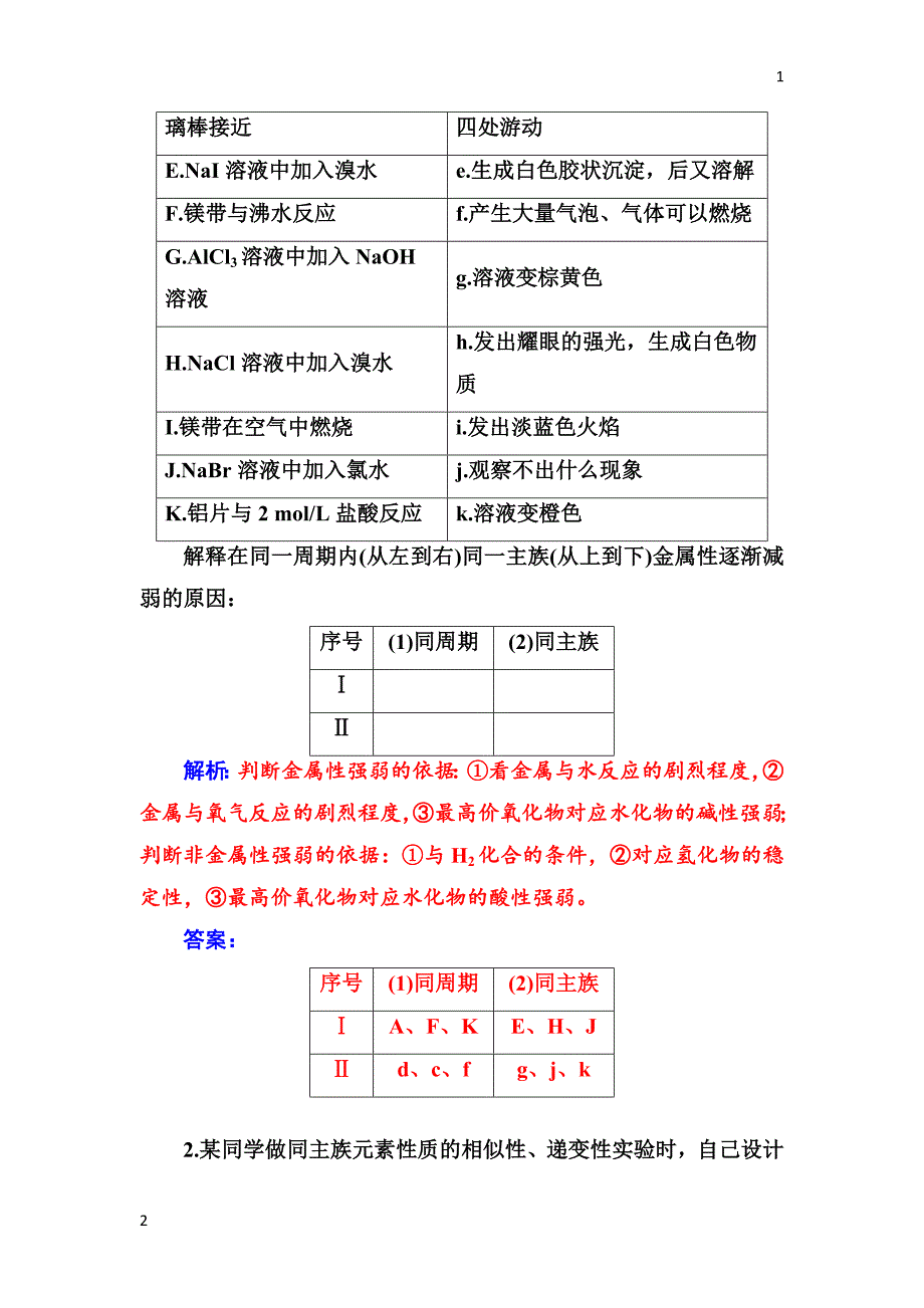 2017-2018年《金版学案》化学必修2（鲁科版）练习：章末系统总结 Word版含解析_第3页