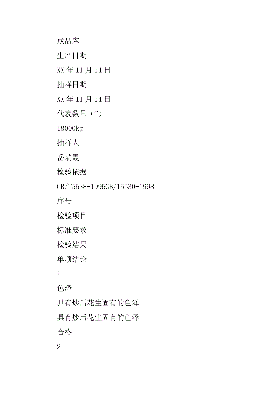 食品出厂检验报告格式_第4页