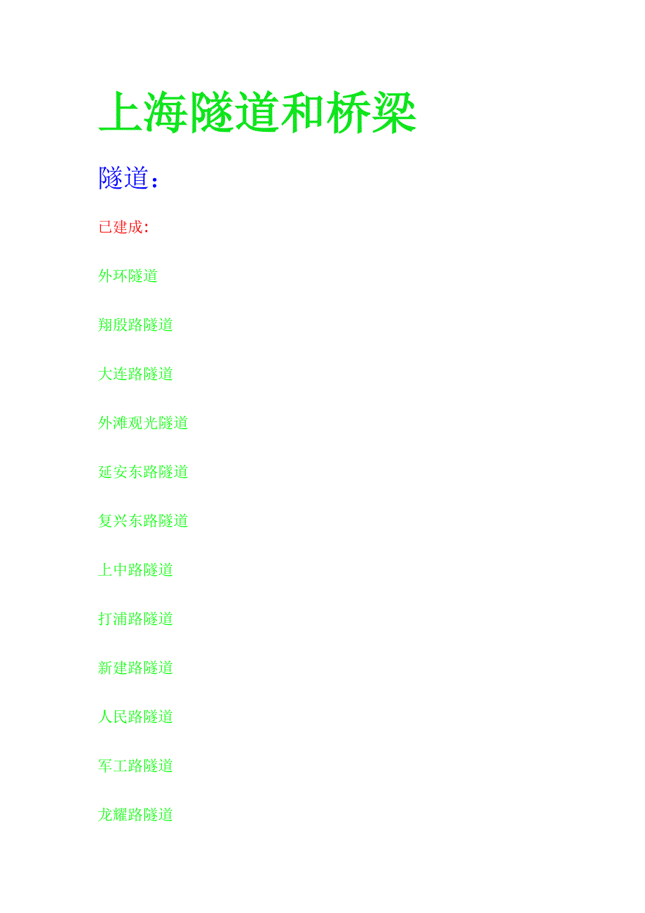 上海隧道和桥W实到读梁_第1页