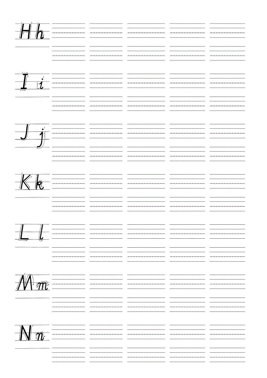 26个英文字母书写练习本-A4打印_第2页