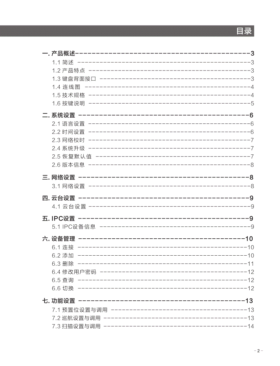 c4彩屏网络控制键盘-中文说明书_第3页