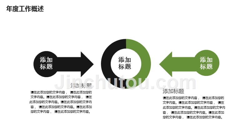 2019绿色餐饮美食年终总结PPT模板_第4页