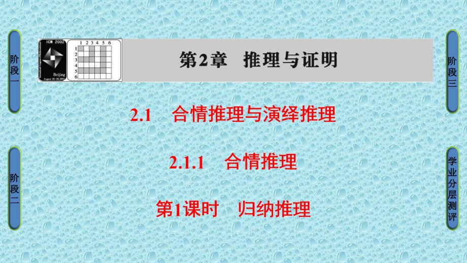 高中数学苏教版选修2-2：第二章推理与证明2.1.1.1_第1页