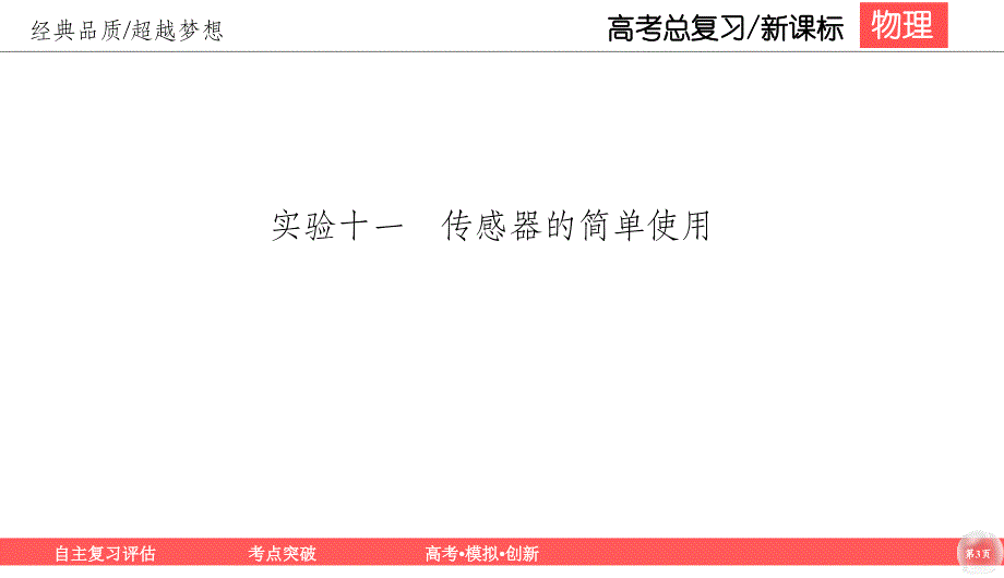 《高考导练》2017新课标物理一轮：实验11传感器简单使用(共33张)_第3页