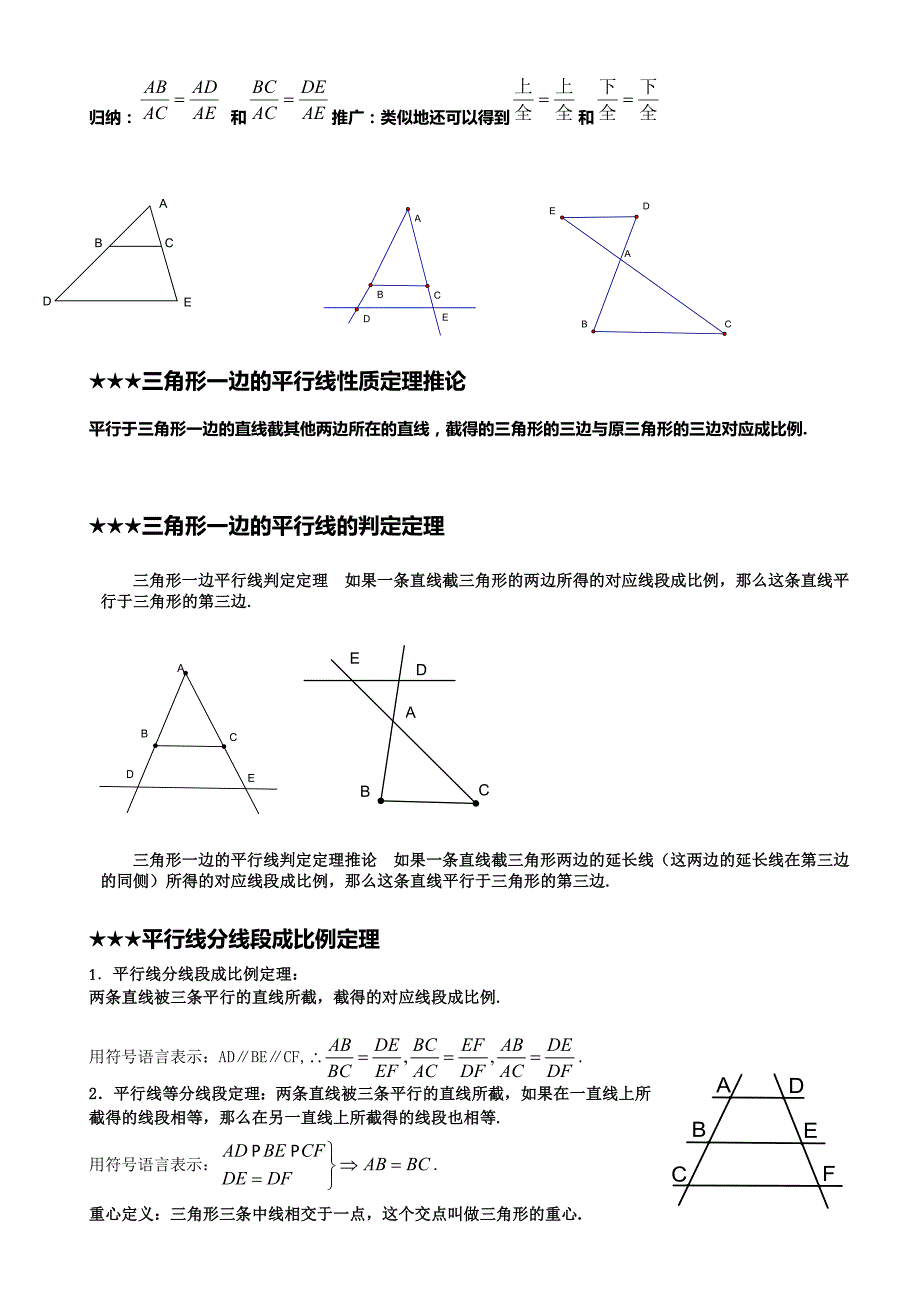 上海九年级数学上册知识总结_第4页