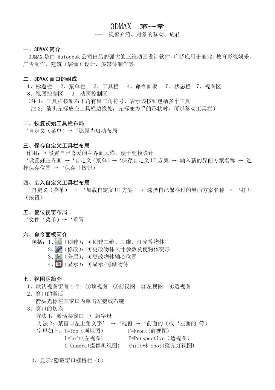 3dmax初学者基础自学教程_第1页