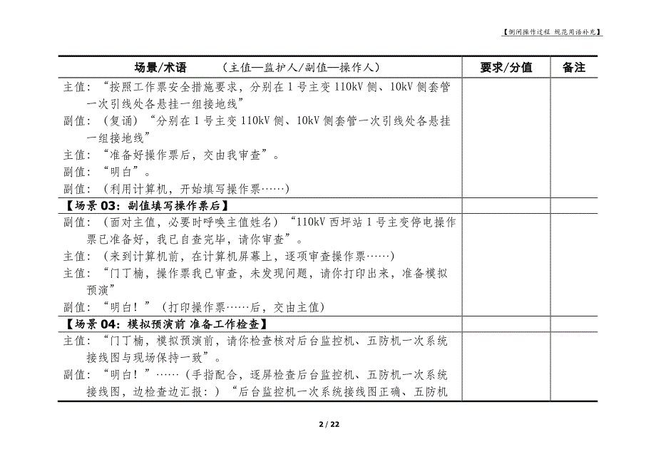 运维人员电气倒闸操作过程规范用语补充_第2页