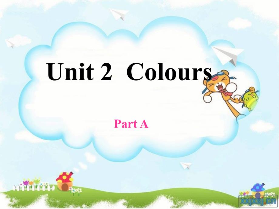 新人教版三年级英语上册课件unit2 colours_第1页
