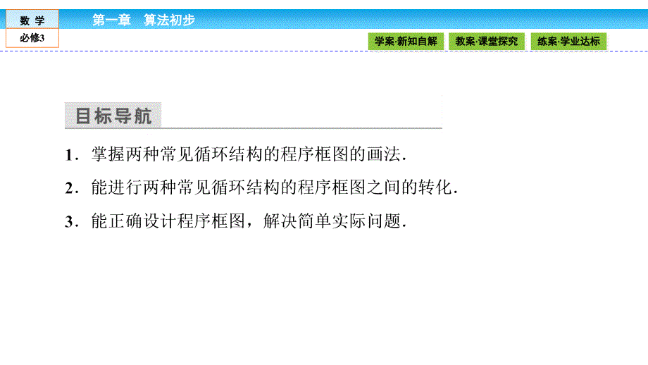 2016-2017学年人教a版必修三 1.1.2 程序框图与算法的基本逻辑结构课件（32张）_第3页