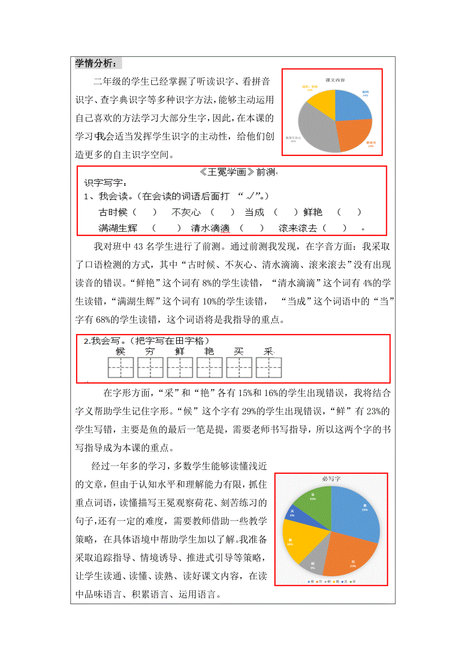 五一小学+王倩《王冕学画》教案_第2页