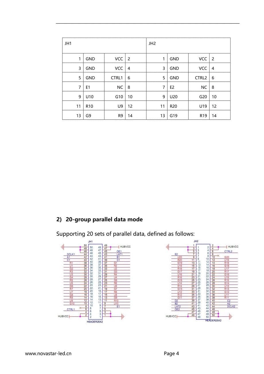 诺瓦科技透明LED显示屏接收卡MRV350规格书英文版_第5页