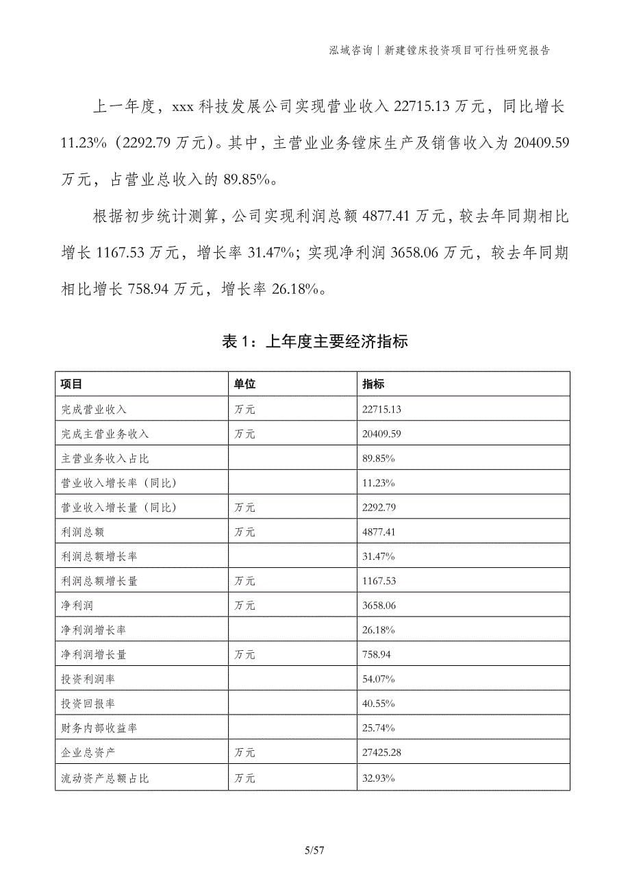 新建镗床投资项目可行性研究报告_第5页