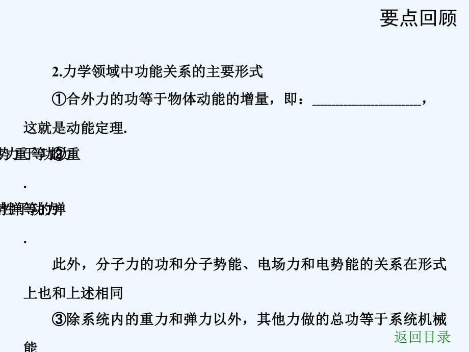 【物理】2009高考专题冲刺训练配套课件四+功和能_第5页