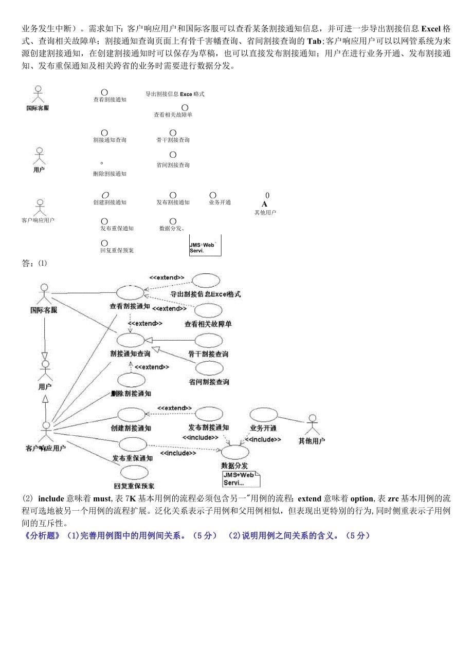 安工大uml复习题库_第5页