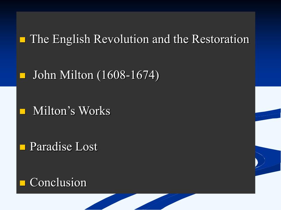 英国文学史第四讲：17thc+literature+and+john+milton_第2页