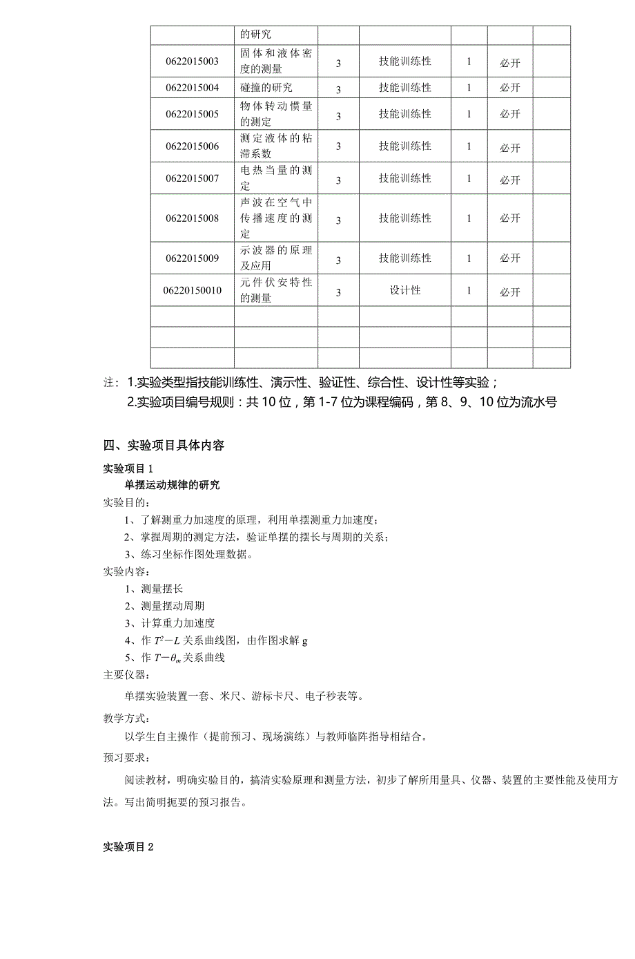 电子信息科学及技术专业大学物理实验大纲do_第4页