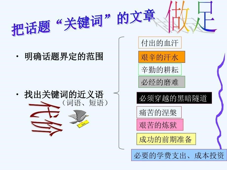 议论性散文“蒙太奇结构法”构思示例+选用_第5页