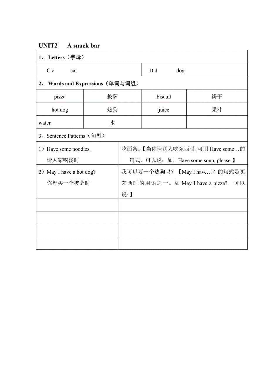 牛津英语二年级上册_第2页