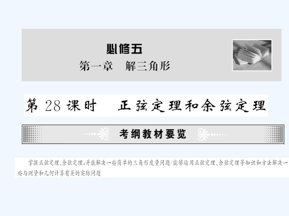 2010届高三数学一轮复习全套课件（必修五）（28-36课时）_第5页